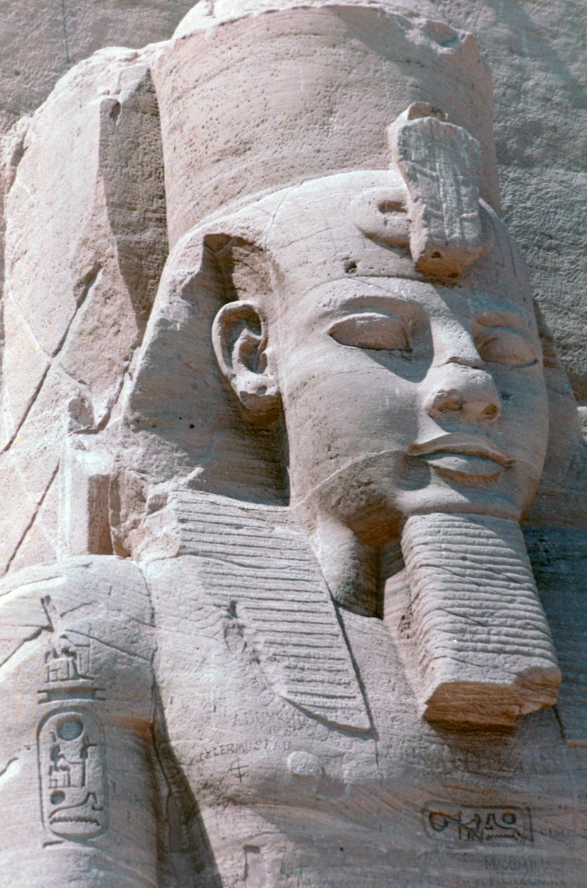 Kolosální socha Rameses II, chrám Abu Simbel, Egypt, 13. století před naším letopočtem od Unbekannt