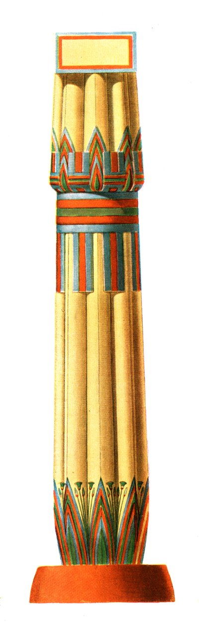 Sloup z Luxoru, Egypt, 1928. od Unbekannt
