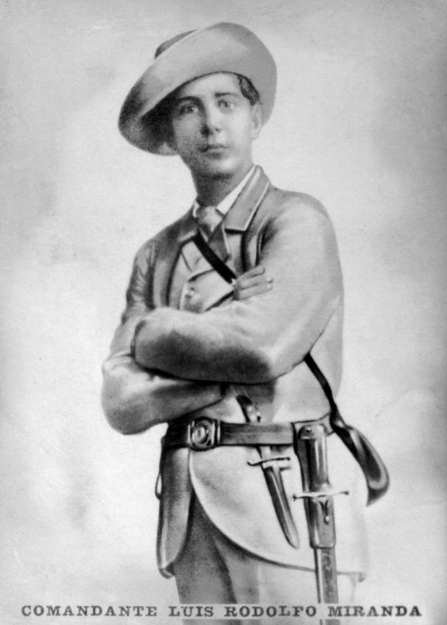 Comandante Luis Rodolfo Miranda, velitel Kubánské osvobozenecké armády, c1910 od Unbekannt