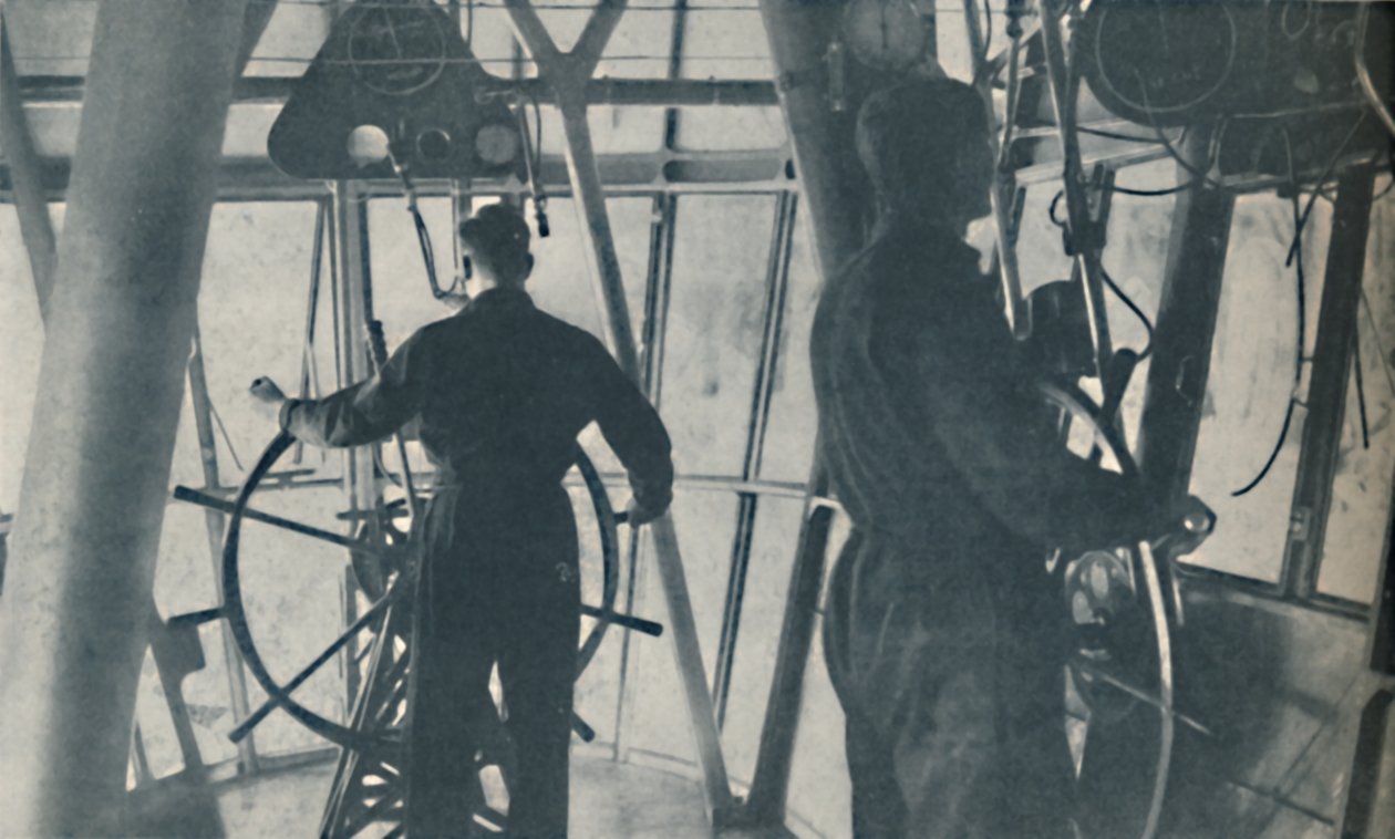 Pohodlí pro cestující a kabina úžasného centrálního řízení, c1935 od Unbekannt