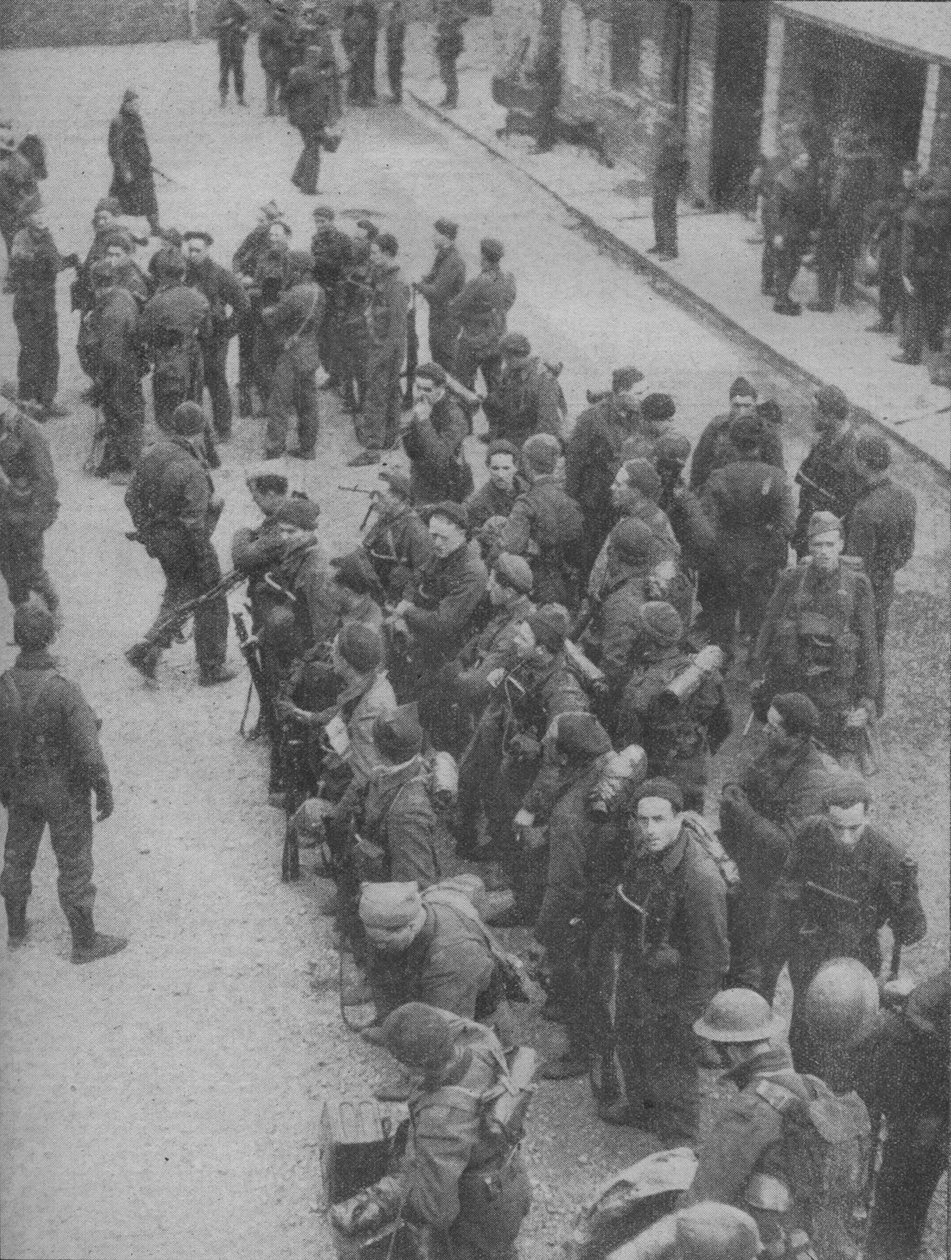 Commando Raiders, kteří prorazili obranu kanálu v Boulogne, 1942 od Unbekannt