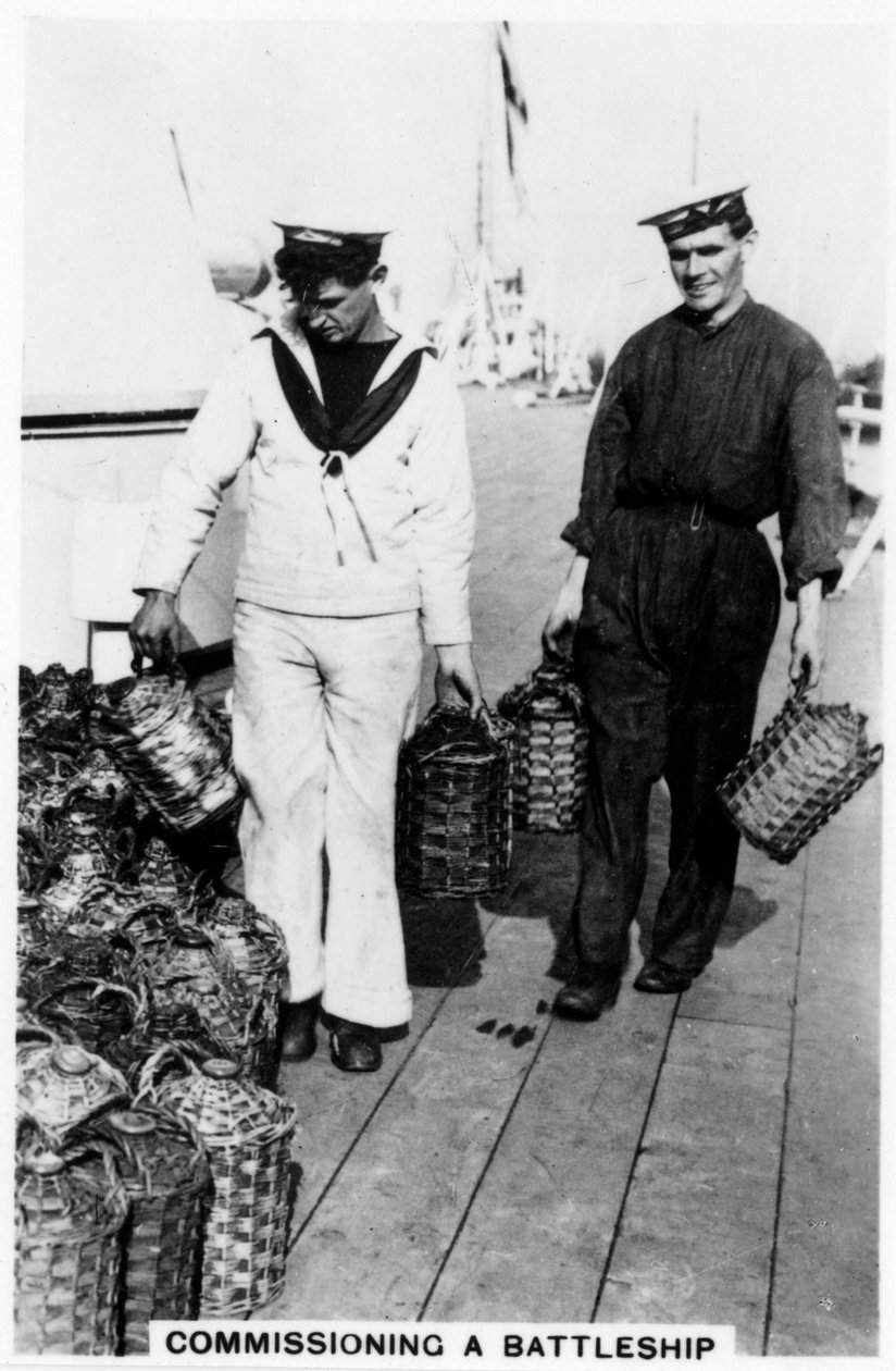 Uvedení bitevní lodi do provozu, 1937 od Unbekannt
