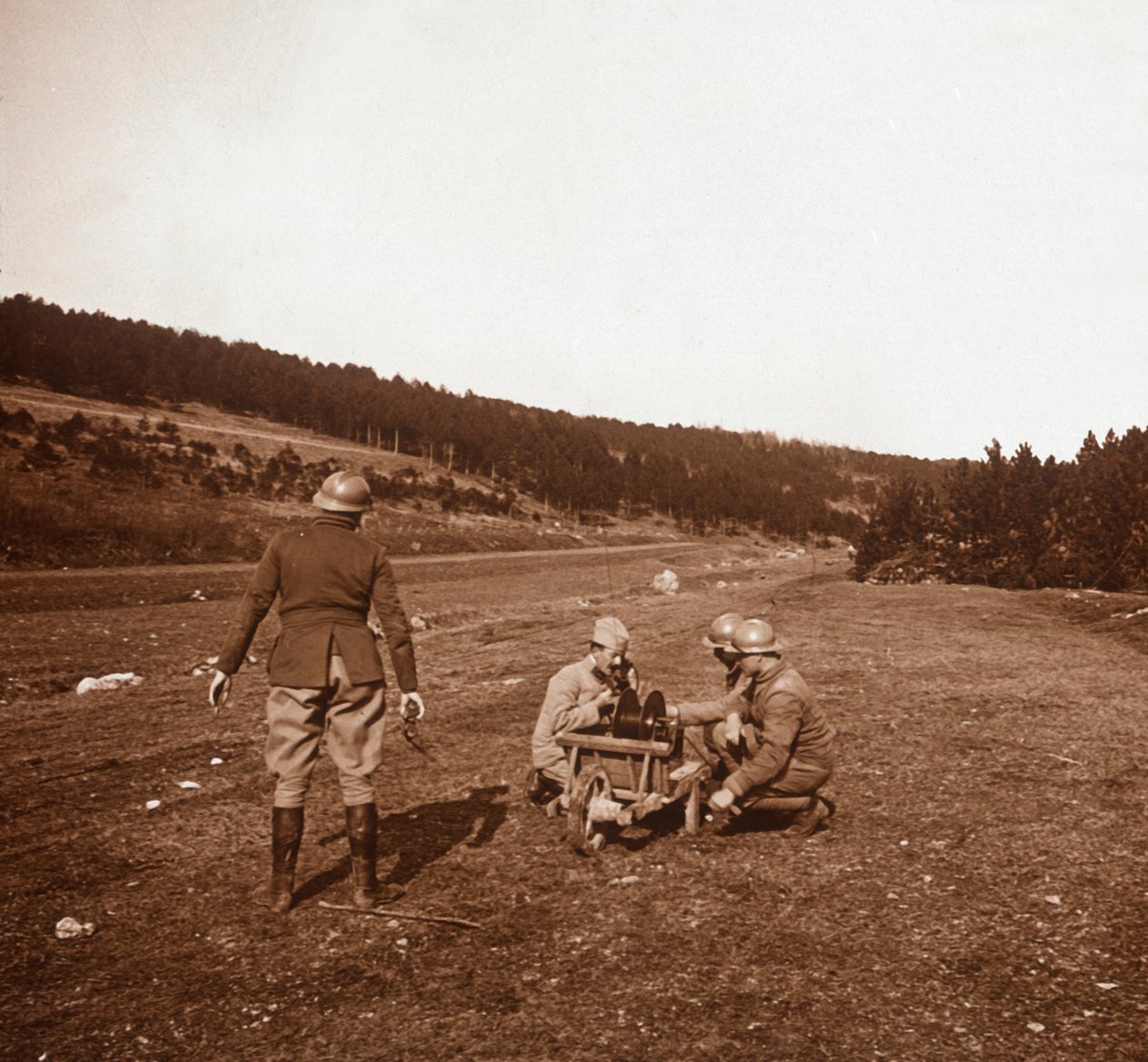 Communications, Genicourt, severní Francie, c1914-c1918 od Unbekannt
