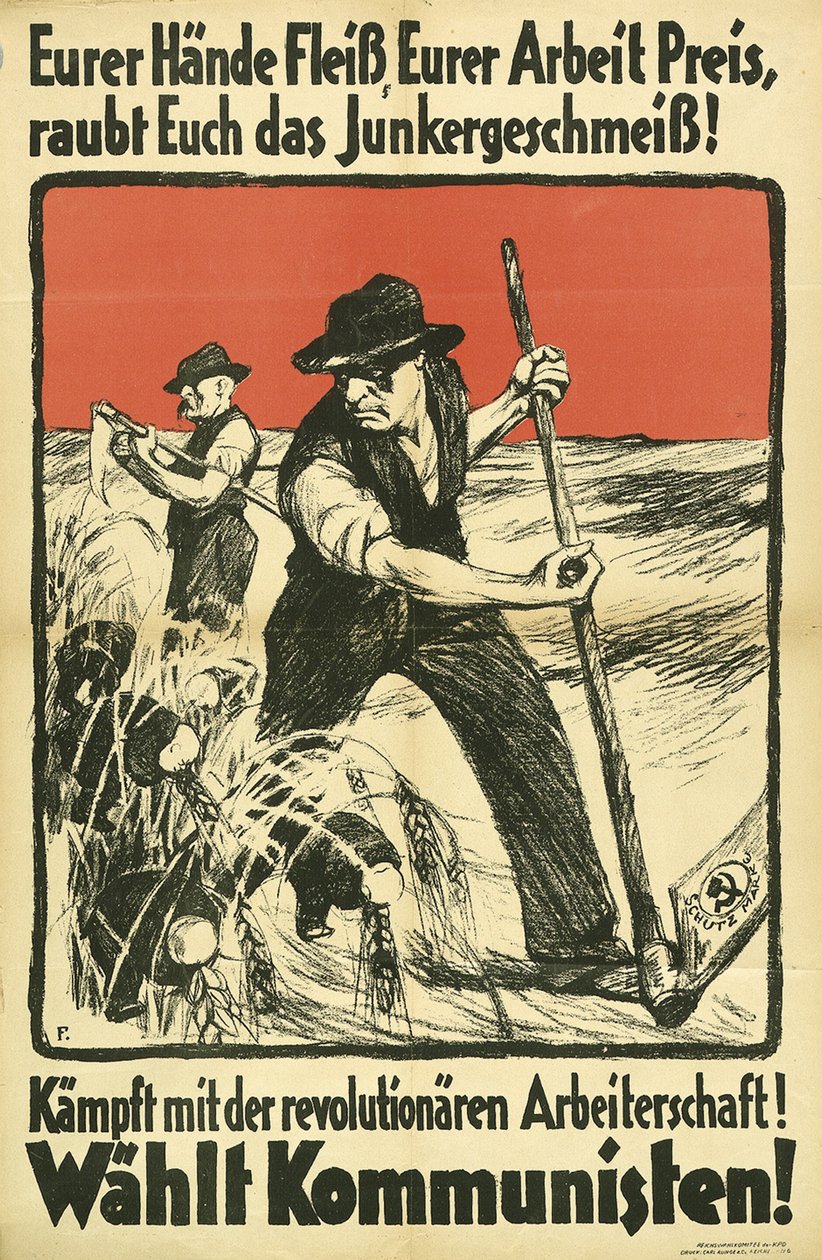 Komunistický volební plakát KPD, cca 1931 od Unbekannt