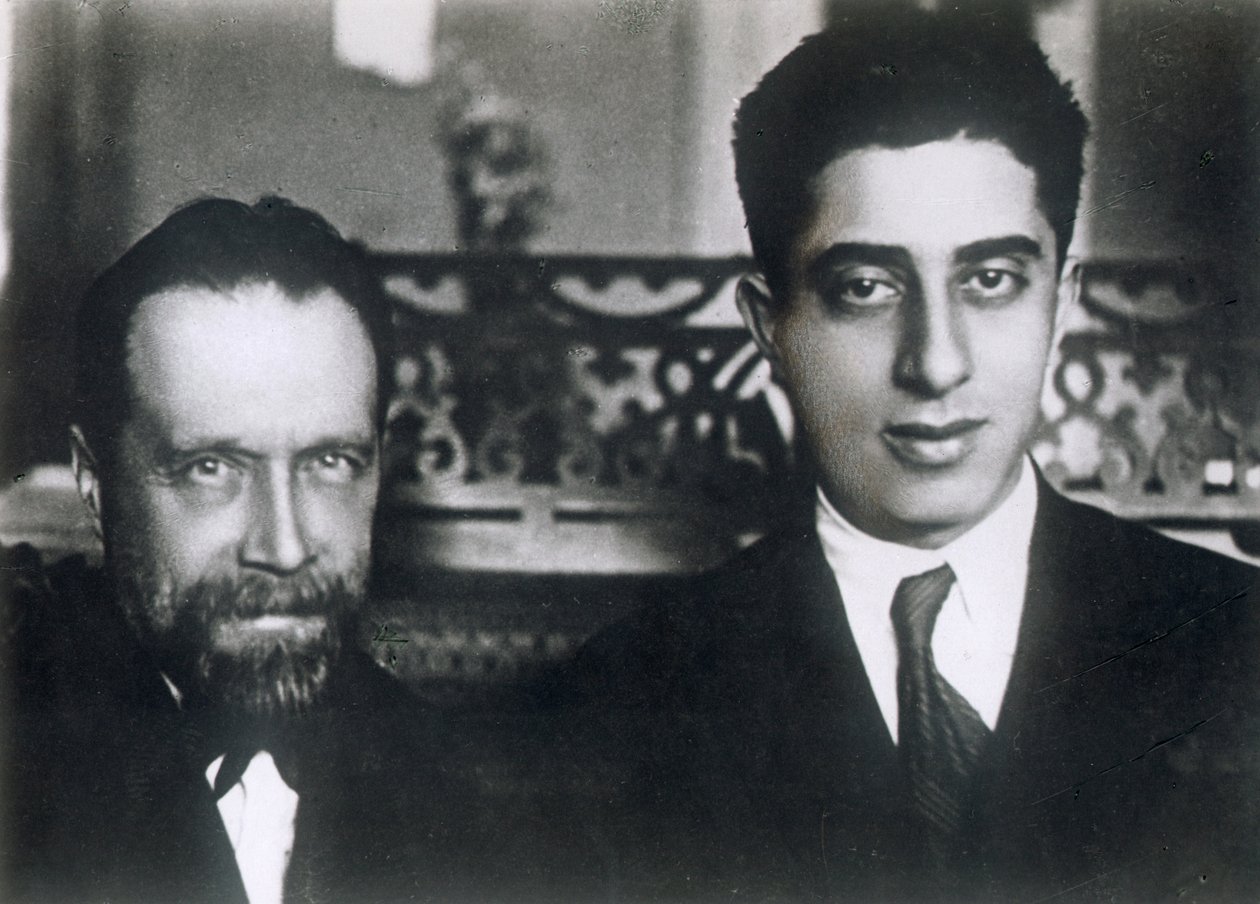 Skladatelé Nikolaj Mjaskovskij a Aram Chačaturjan, 1933 od Unbekannt