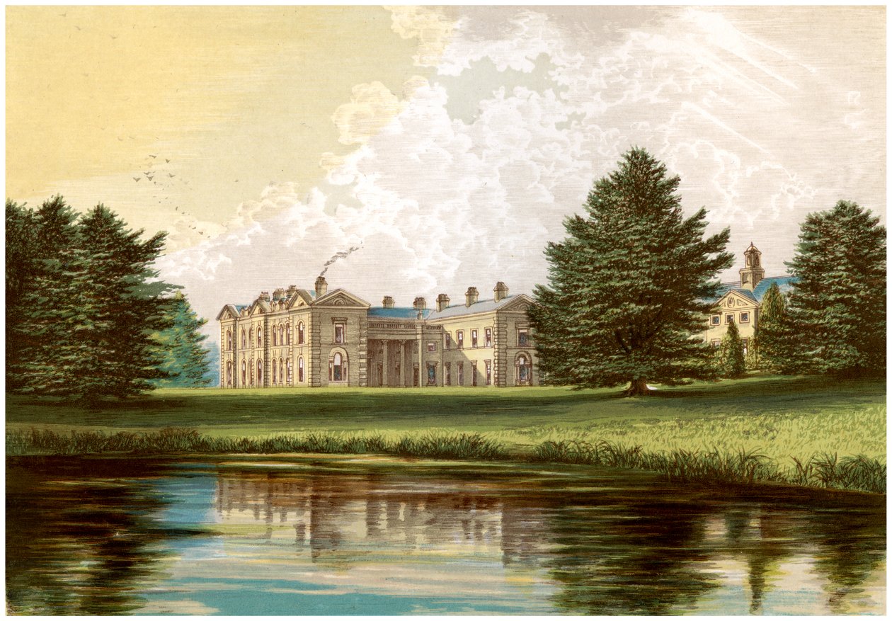 Compton Verney, Warwickshire, domov lorda Willoughbyho de Broke, c1880 od Unbekannt