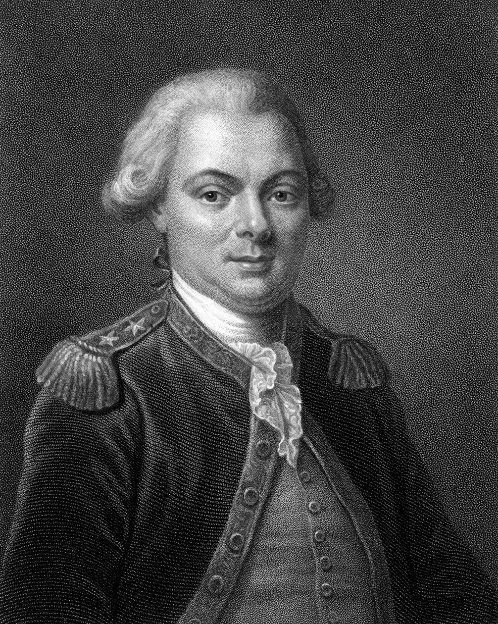 Comte de La Perouse, francouzský mořeplavec, astronom a průzkumník z 18. století, c1834 od Unbekannt