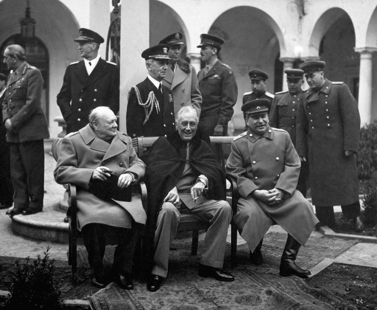 Konference spojeneckých vůdců, Jalta, Krym, SSSR, únor 1945 od Unbekannt