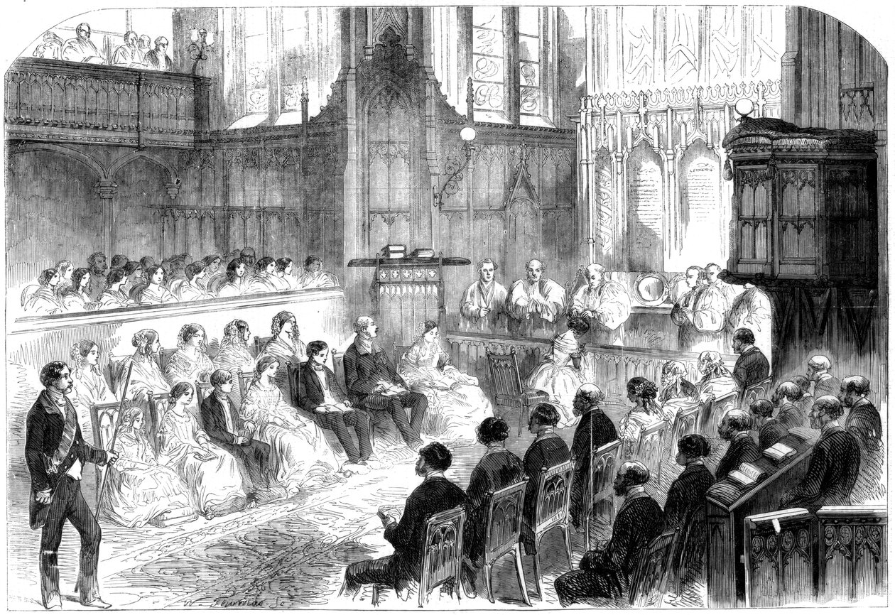 Potvrzení královské princezny, hrad Windsor, 1856 od Unbekannt