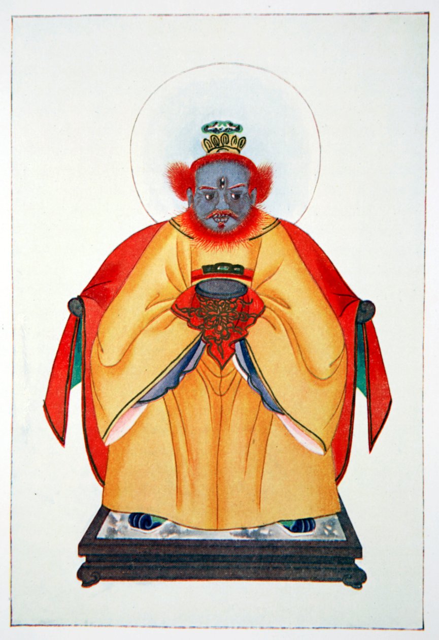 „Konfucius, velký neznapoteosizovaný bůh Číny“, 1922 od Unbekannt
