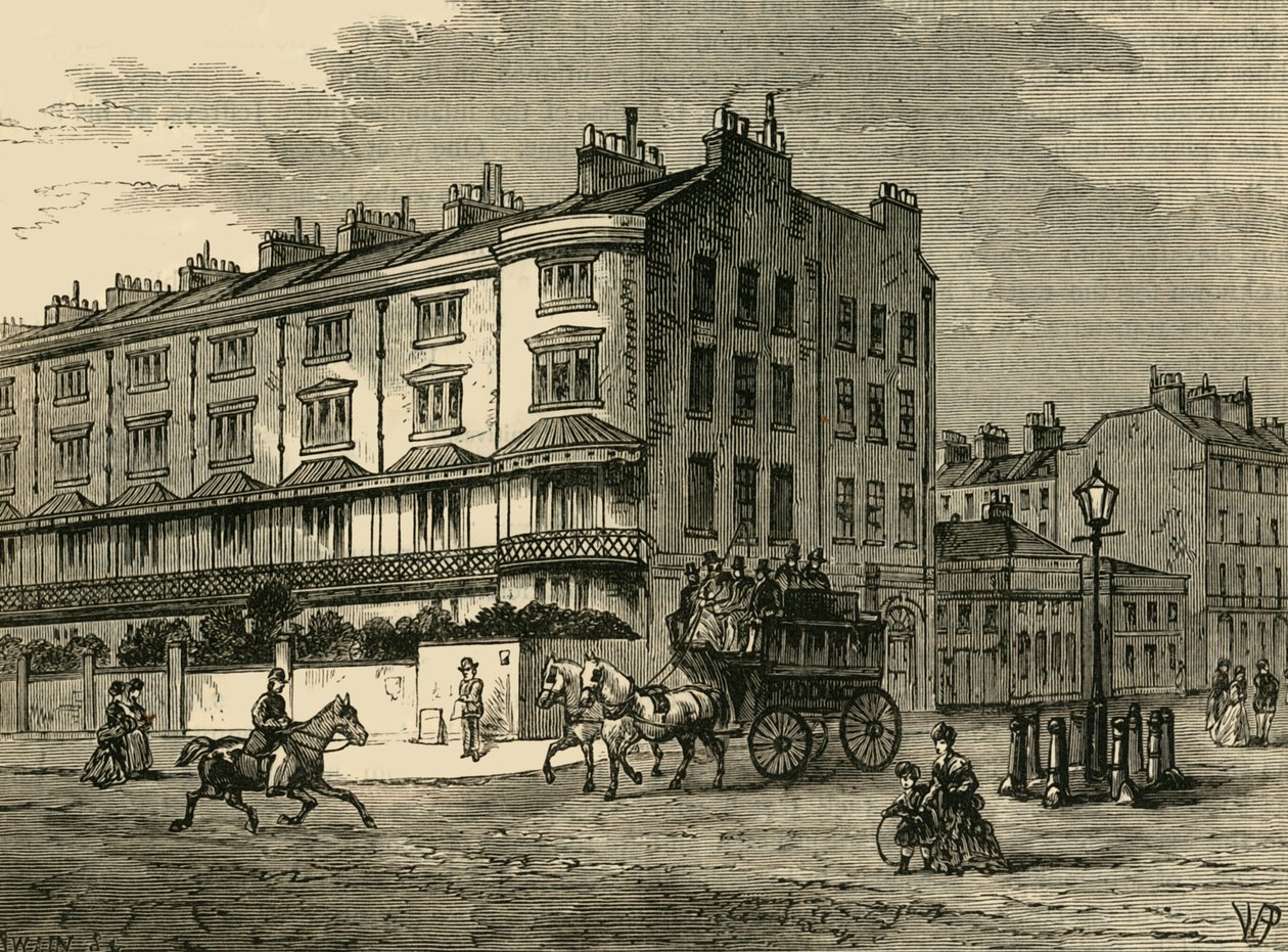 Connaught Place, c1876. od Unbekannt
