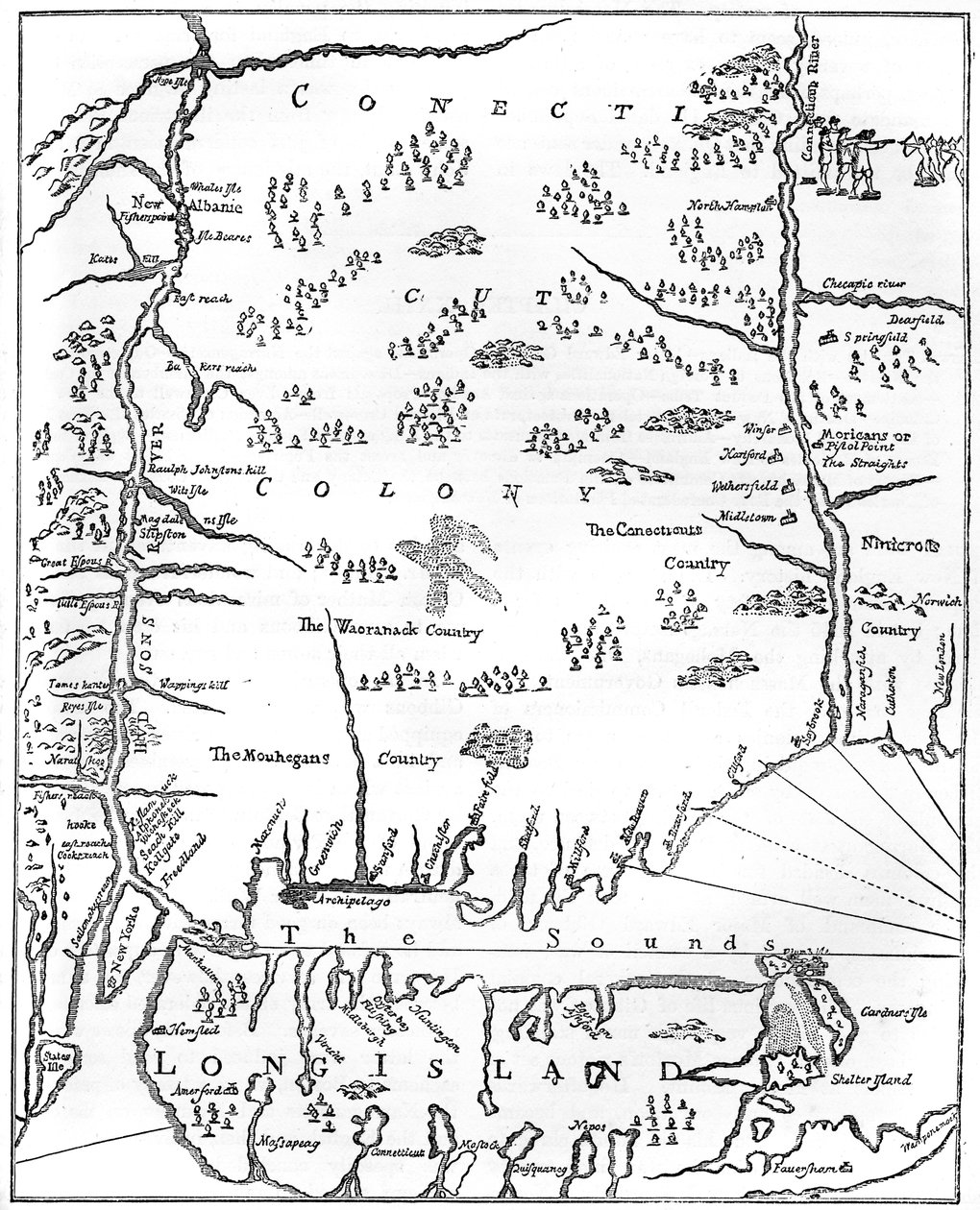 Connecticut, 17. století 1880 od Unbekannt