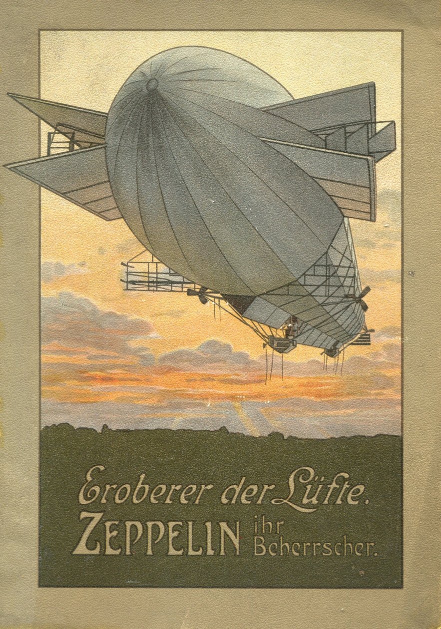 Dobyvatel vzduchu. Zeppelin, 1916 od Unbekannt