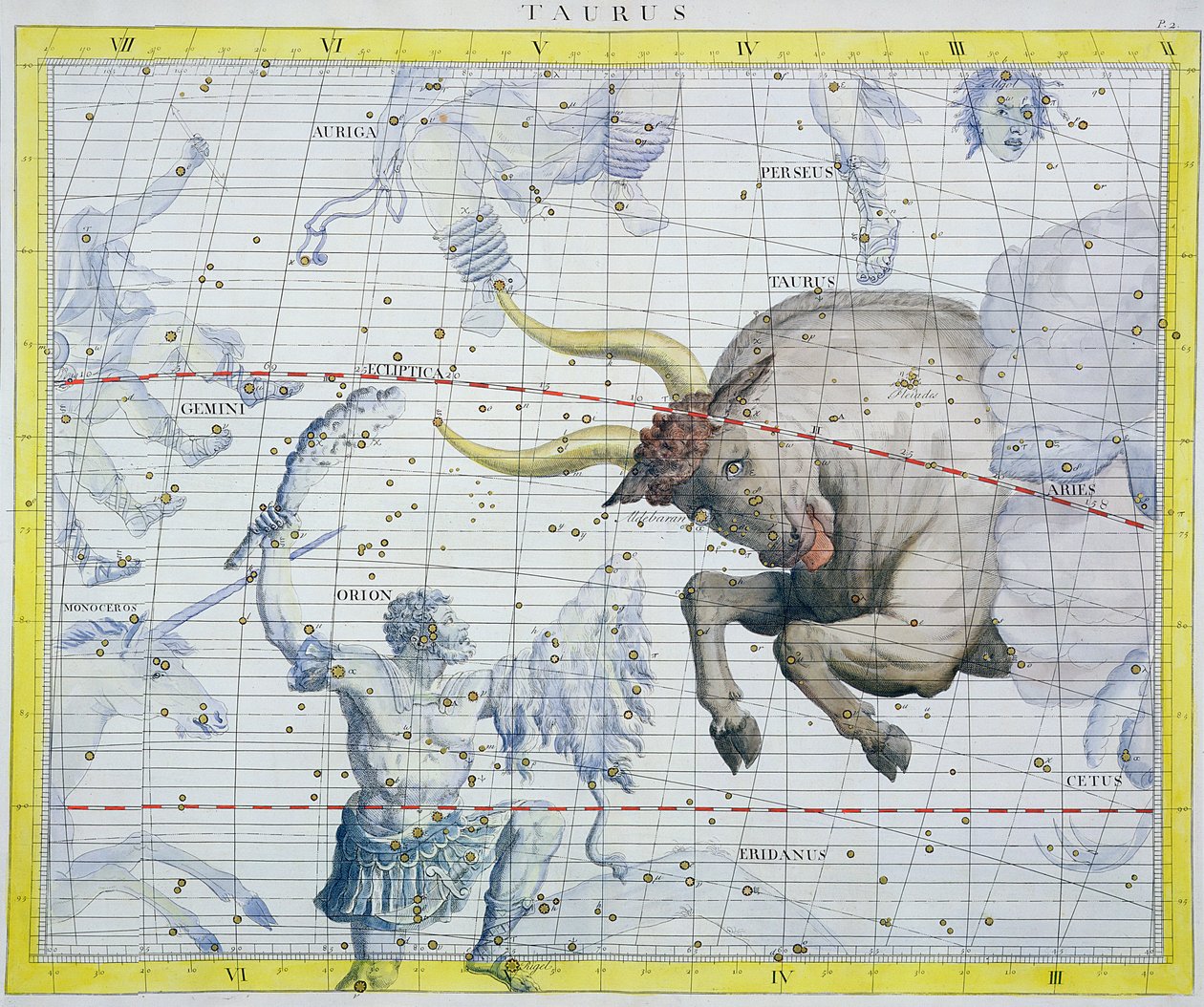 Souhvězdí Býka, 1729 od Unbekannt