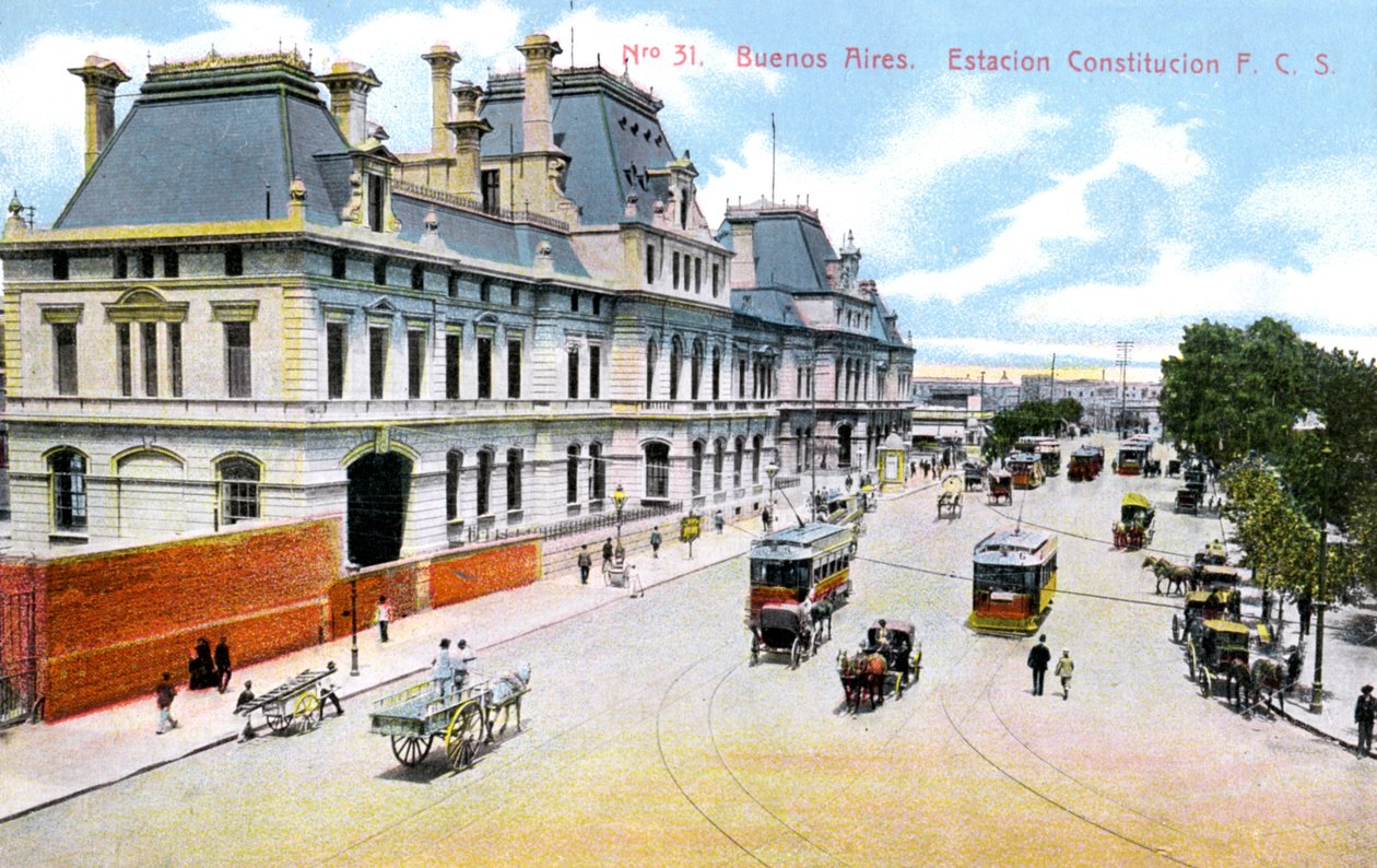 Ústavní stanice, Buenos Aires, Argentina, 1900 od Unbekannt