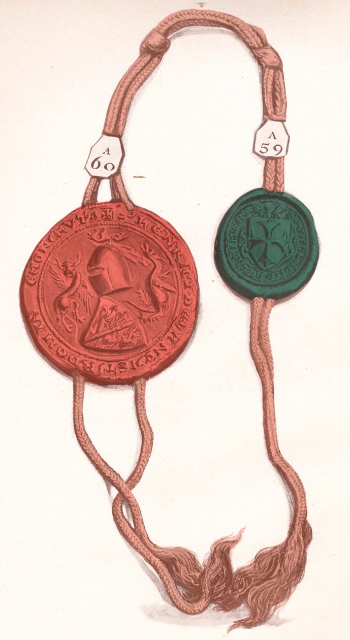Cord V. Henry, hrabě z Lancasteru a Leicesteru a William le Latimer, lord z Corby, 1904 od Unbekannt