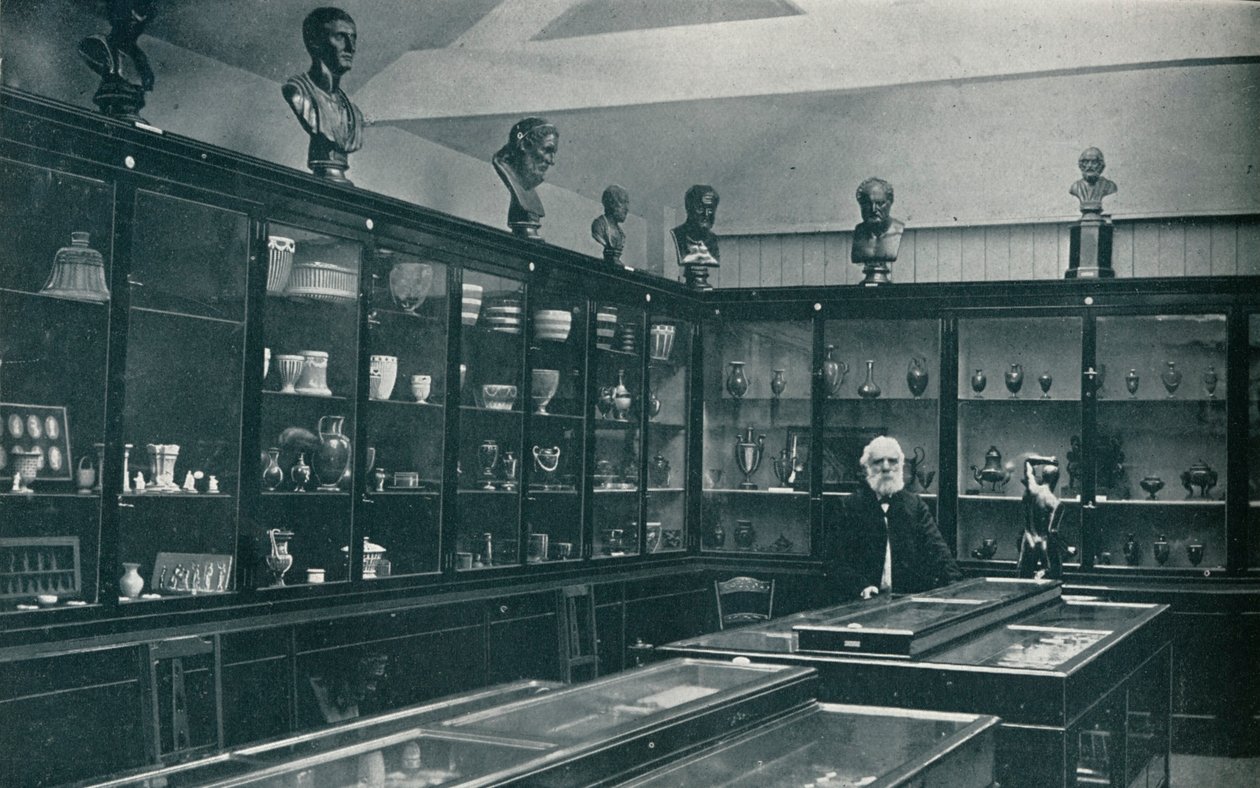 Rohový pohled na Wedgwood Museum on the Old Works at Etruria, Staffordshire, c1908 od Unbekannt