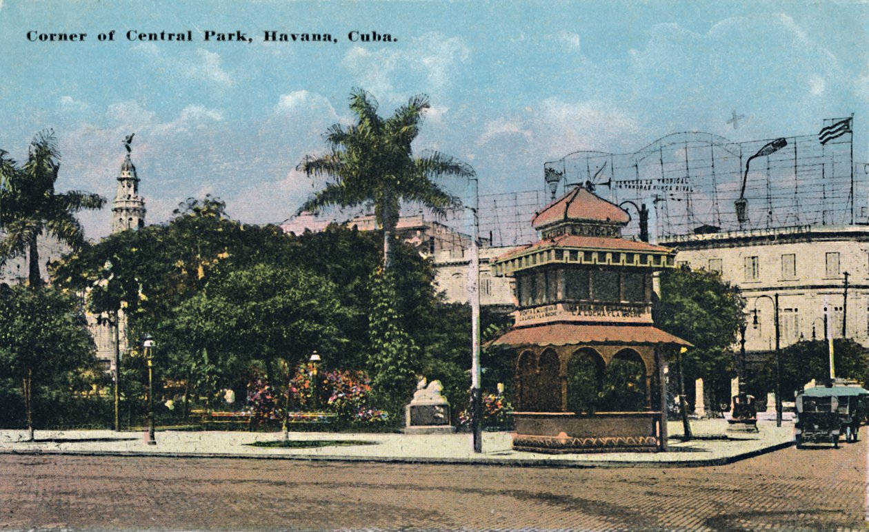 Roh Central Parku, Havana, Kuba, c1910. od Unbekannt