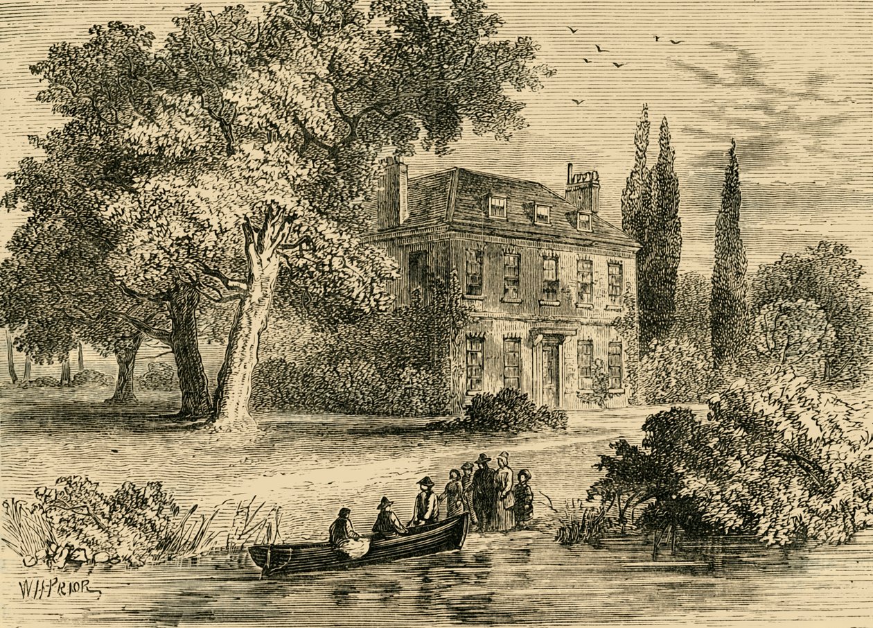 Corney House, v roce 1760, c1878. od Unbekannt