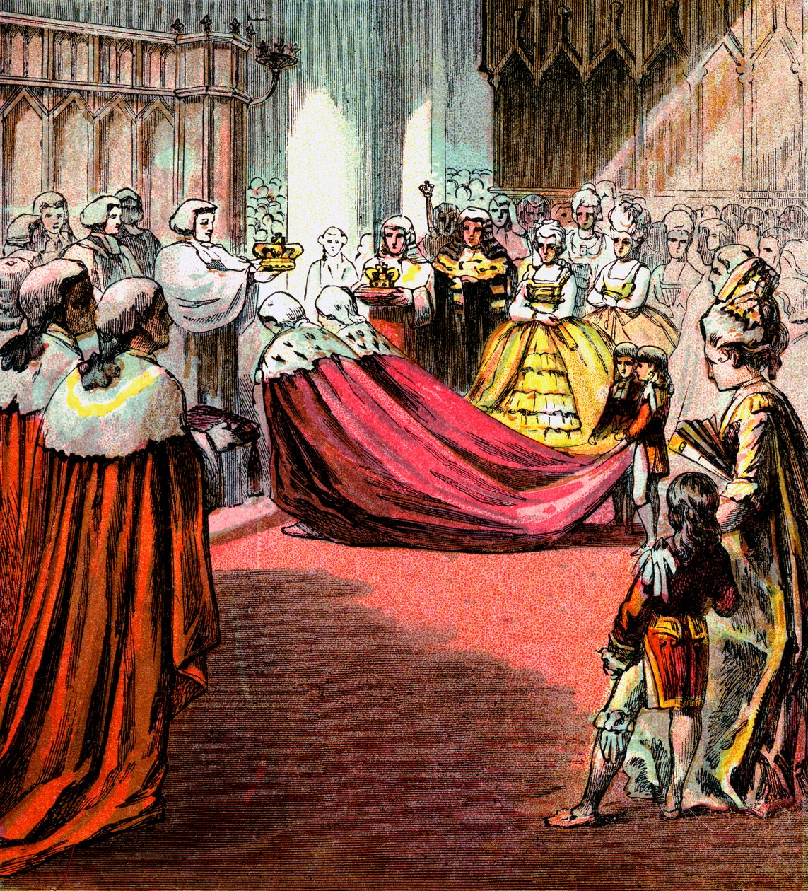 Korunovace Jiřího III., 1761, 50. léta 19. století od Unbekannt