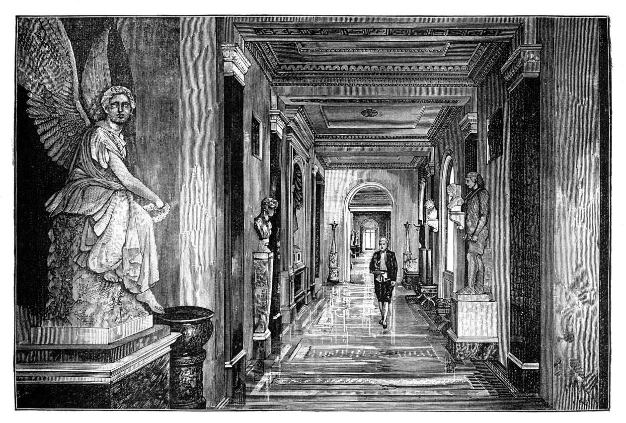 Chodba, Osborne House od Unbekannt