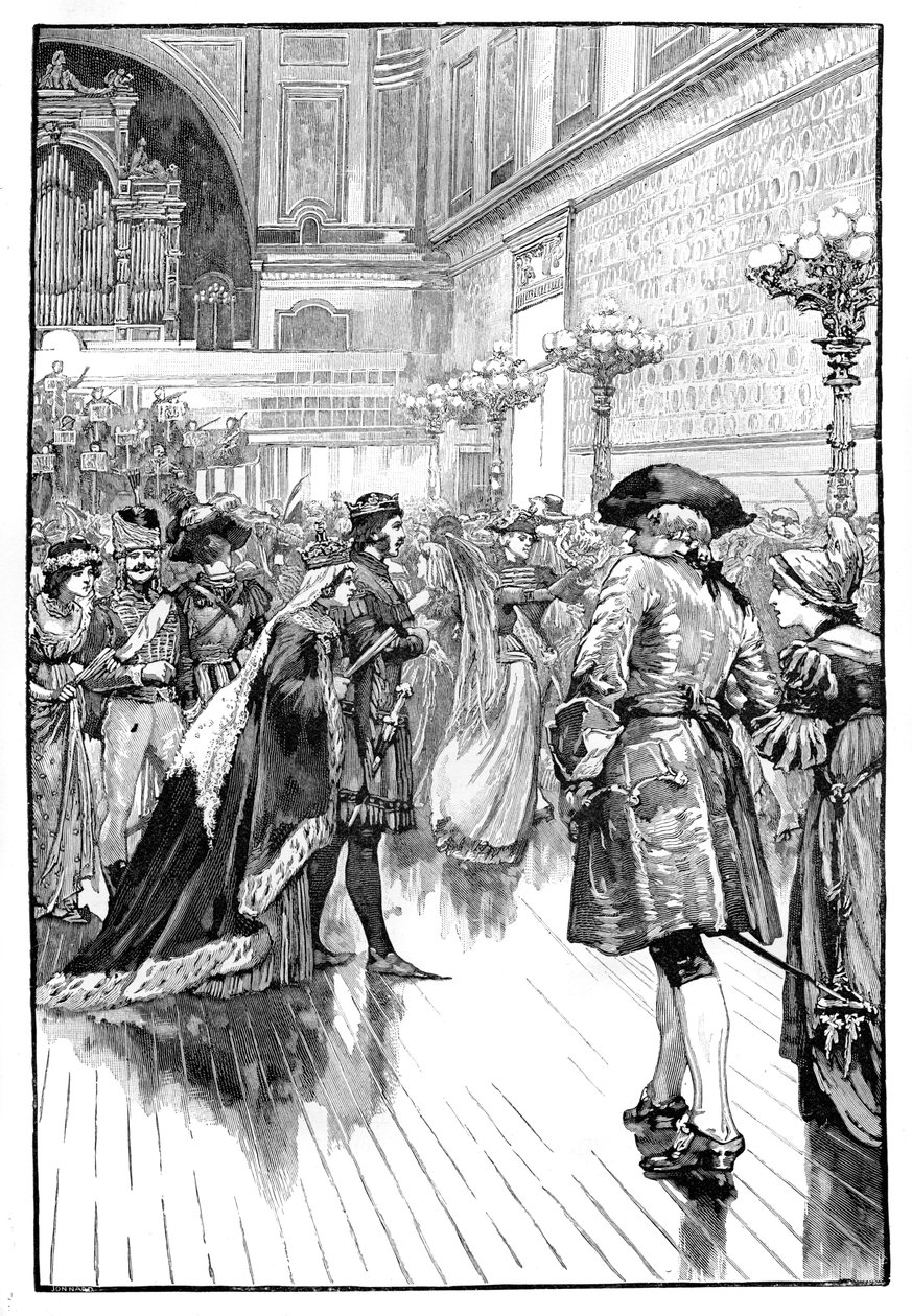 Kostýmní ples v Buckinghamském paláci, 40. léta 19. století, 1900 od Unbekannt