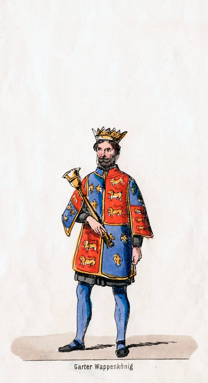 Návrhy kostýmů pro Shakespearovu hru, Jindřich VIII., 19. století od Unbekannt