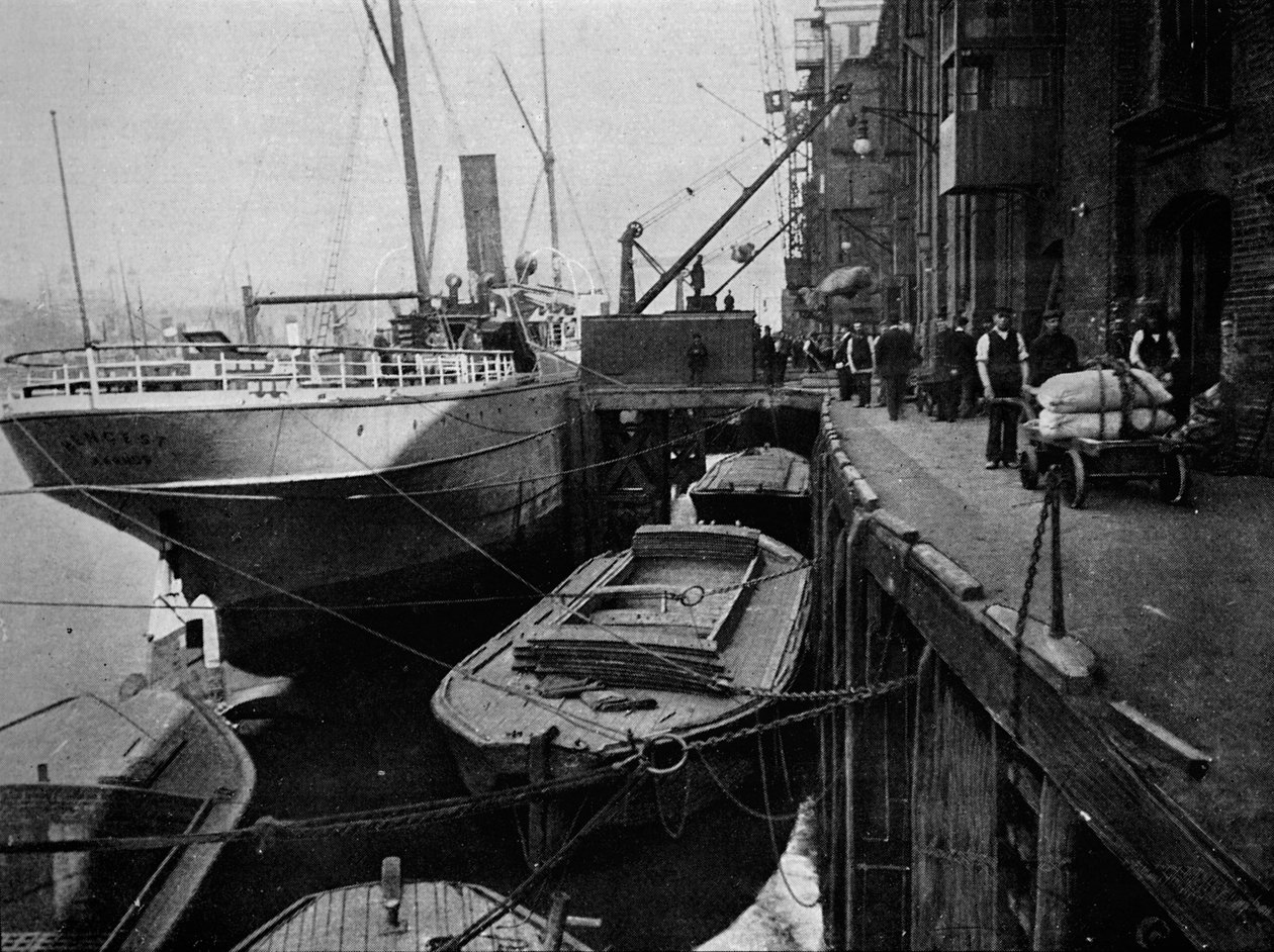 Cottons Wharf, Tooley Street, Londýn, c1900 1901 od Unbekannt