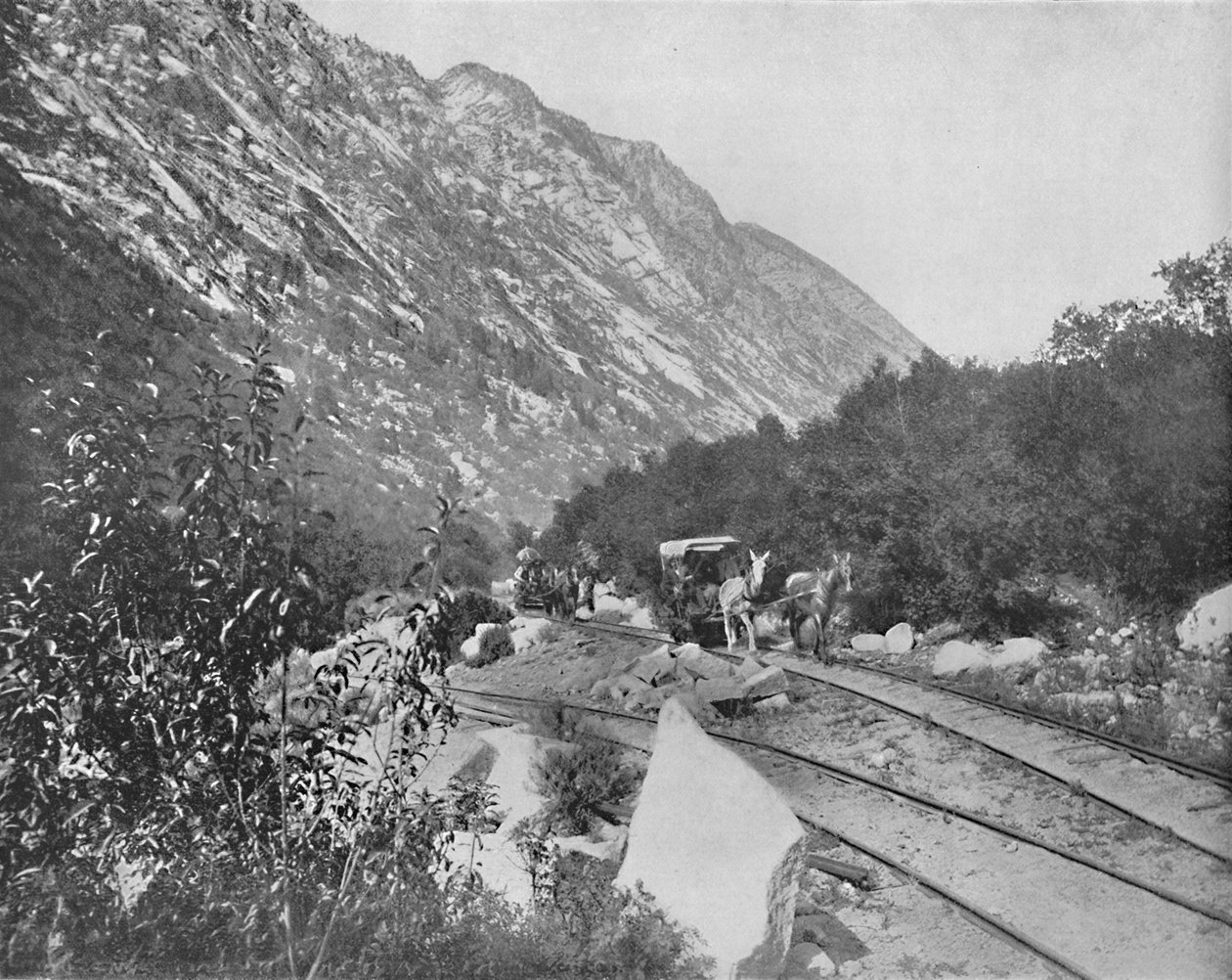 Cottonwood Canon, Utah, c1897. od Unbekannt