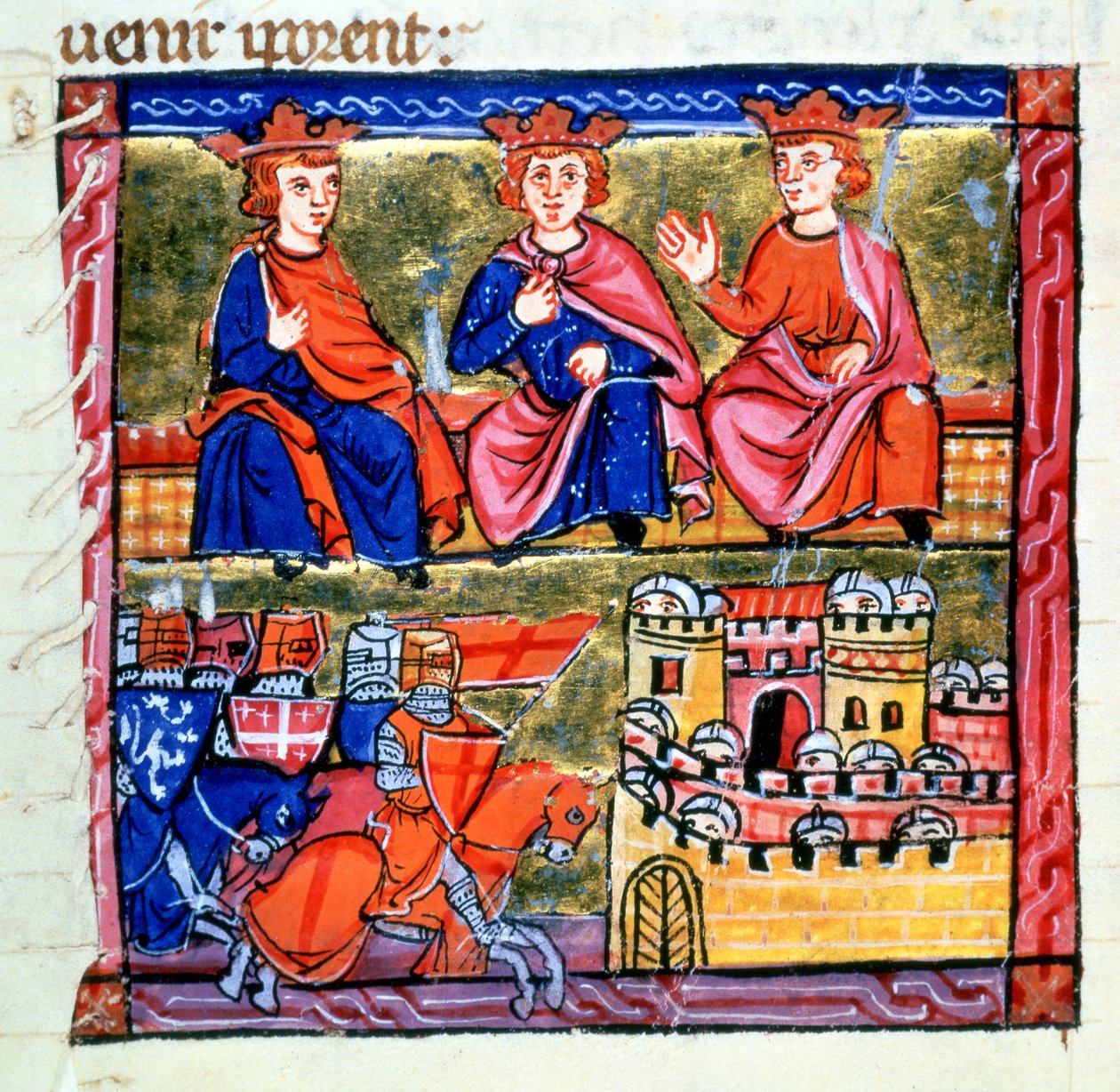 Rada Akkonu a obléhání Damašku, 1147-1148 konec 12. století od Unbekannt