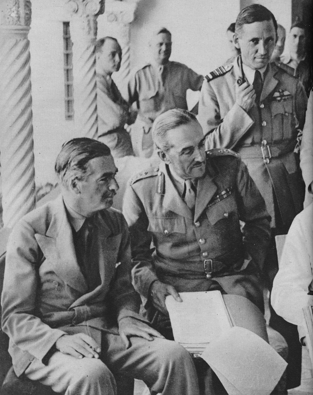 Válečná rada v Alžíru: Pan Churchill se svými kapitány, 1943 od Unbekannt