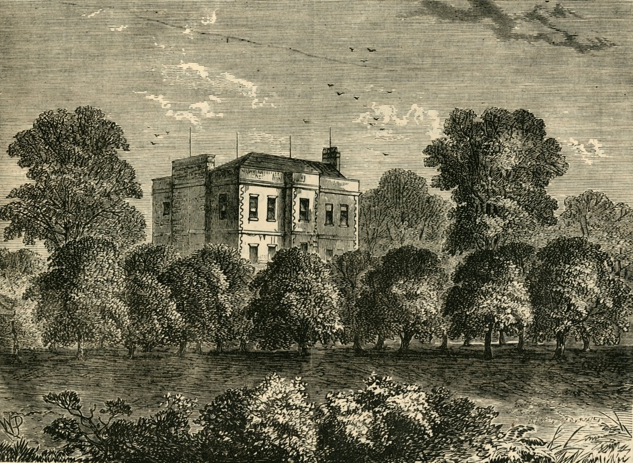 Radní Agars House, Somers Town, v roce 1830, c1876. od Unbekannt