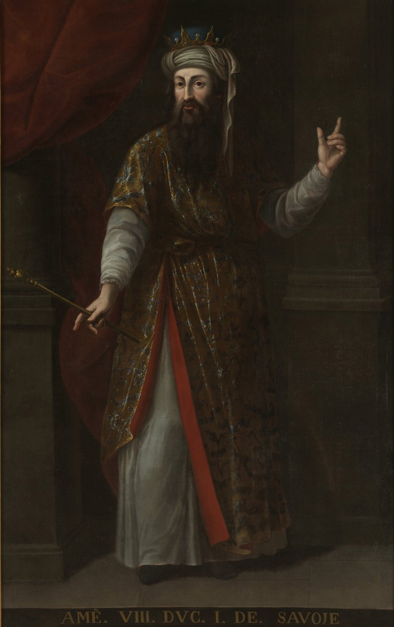 Hrabě Amadeus VIII Savojský 1383-1451 od Unbekannt