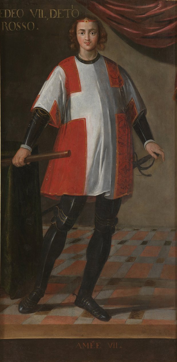 Hrabě Amadeus VII Savojský 1360-1391 od Unbekannt