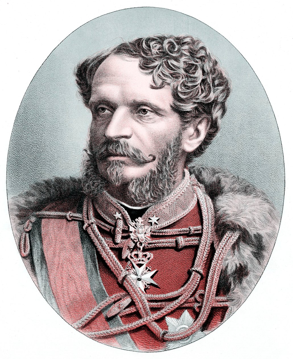 hrabě Julius Andrassy 1823-1890, maďarský státník, c1880 od Unbekannt