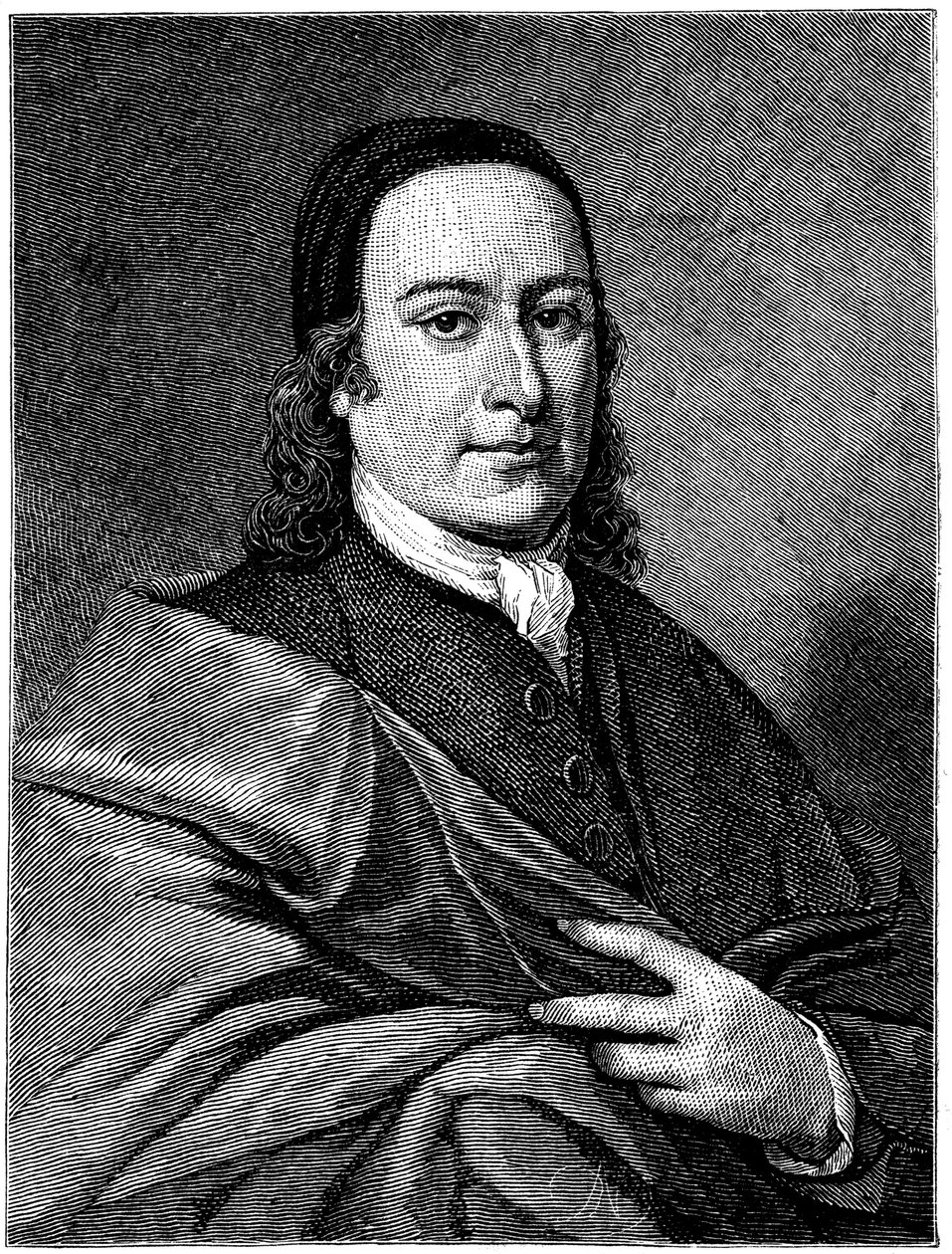 Hrabě Nicolaus Ludwig von Zinzendorf 1700-1760, německý teolog od Unbekannt