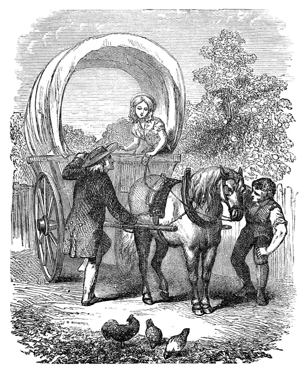 Country přepravní vůz s kapotou, c1882 od Unbekannt