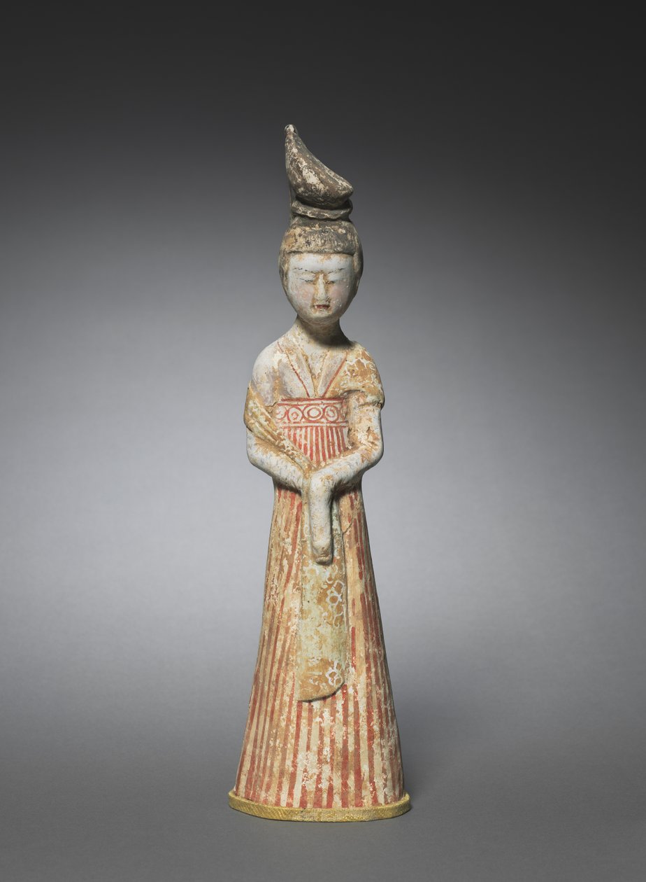 Dvorní dáma s vysokým drdolem, c. 700-750. od Unbekannt