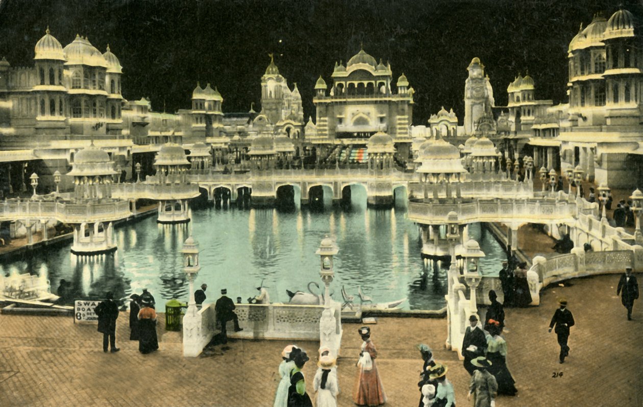 Čestný dvůr v noci, Korunovační výstava, Londýn, 1911. od Unbekannt