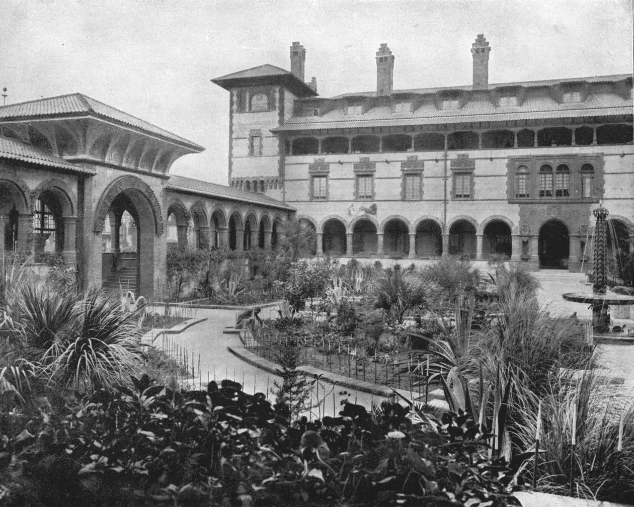 Court of Ponce de Leon, St. Augustine, Florida, USA, c1900. od Unbekannt