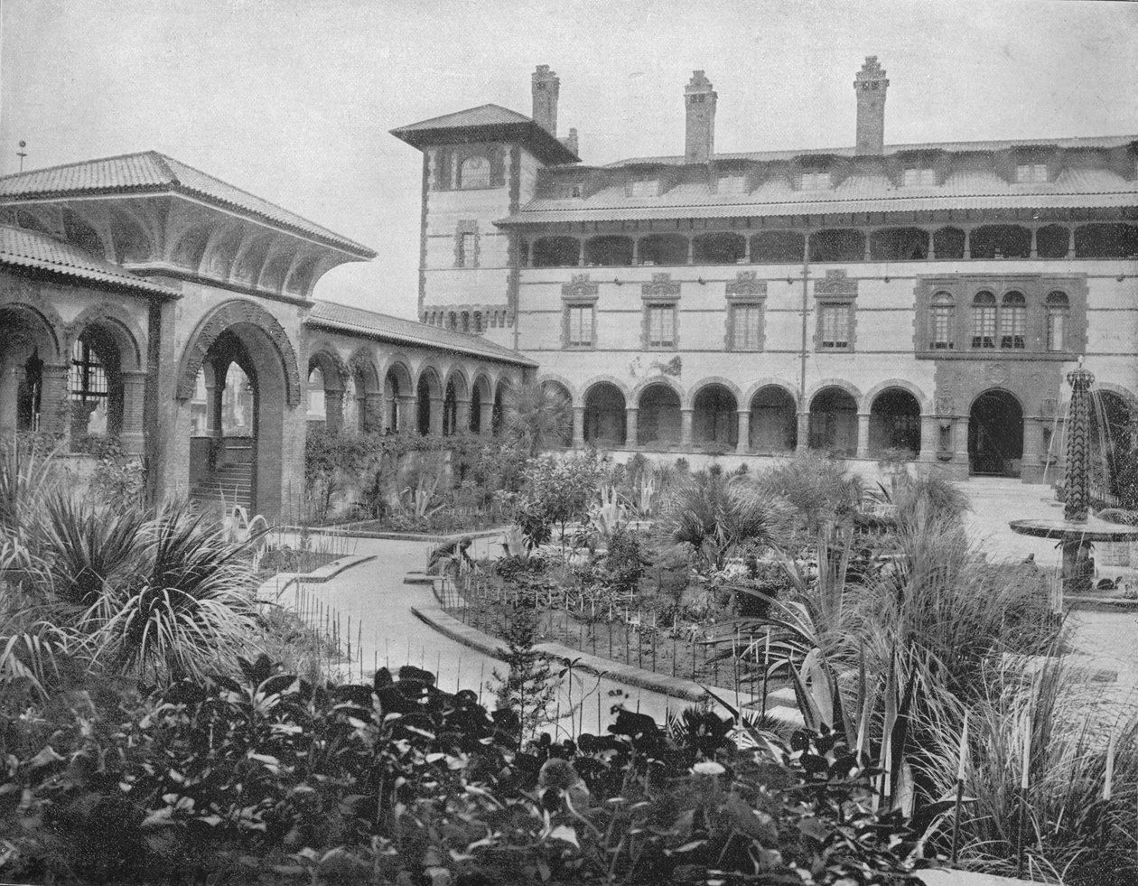 Court of Ponce de Leon, St. Augustine, Florida, c1897. od Unbekannt