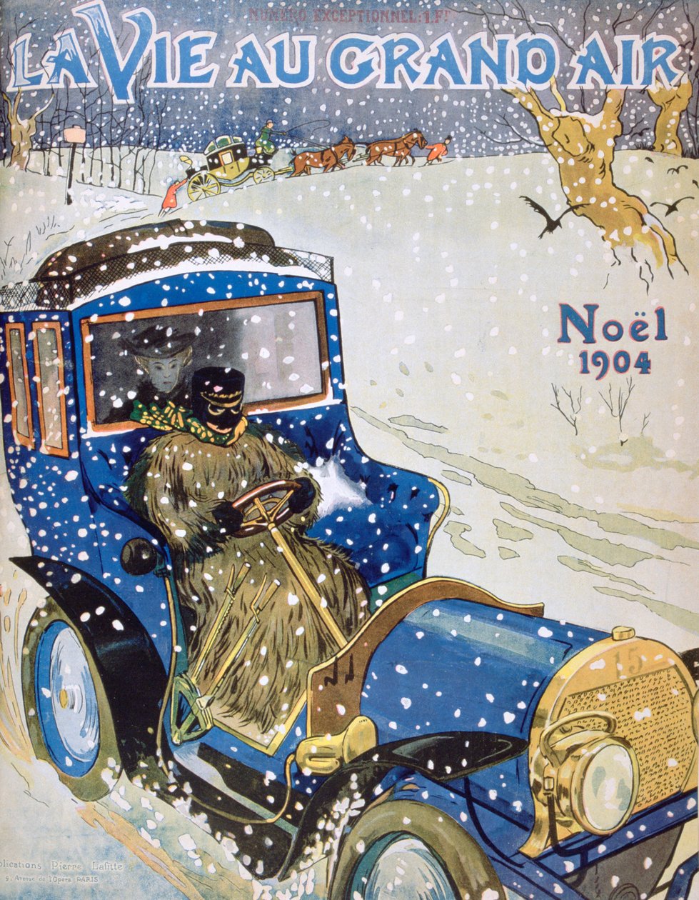 Obálka vánočního čísla časopisu La Vie au Grand Air, 1904 od Unbekannt