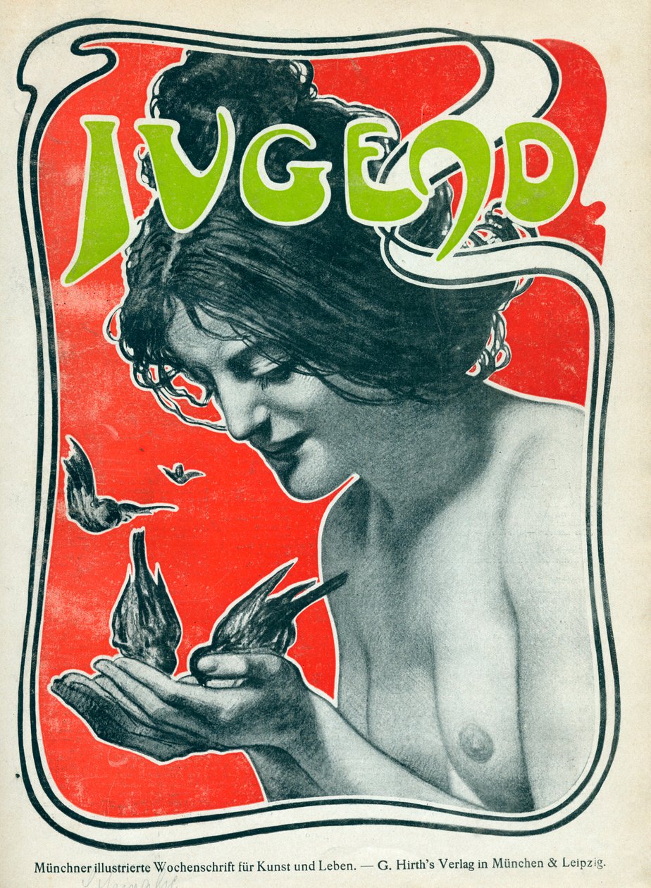 Obálka německého týdenního uměleckého časopisu Jugend, 1898 od Unbekannt