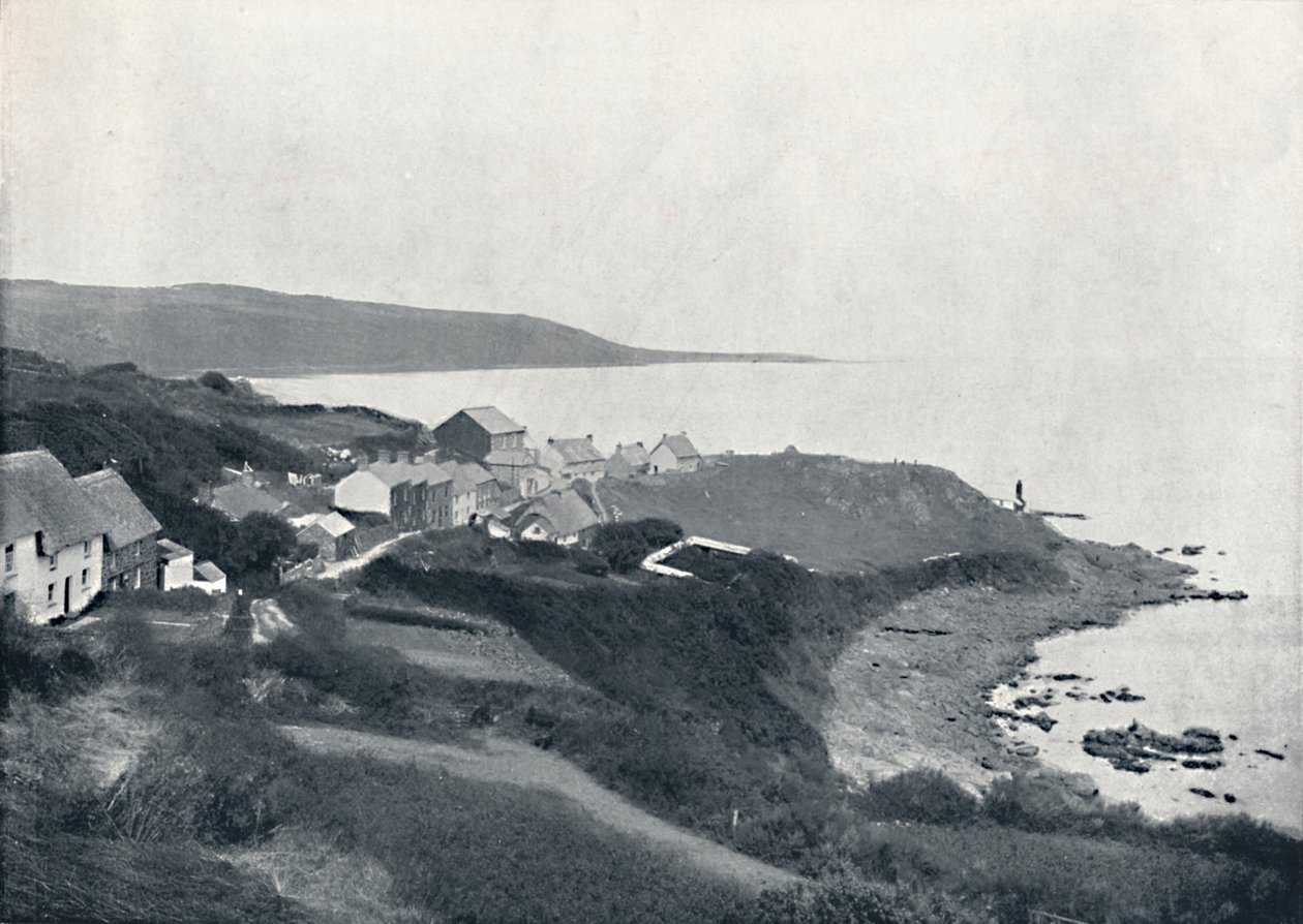 Coverack - The Cove and Village, 1895 od Unbekannt