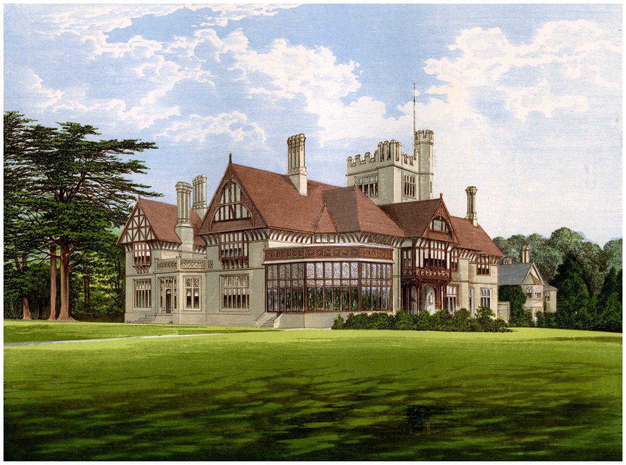 Cowdray Park, Sussex, domov hraběte z Egmontu, c1880 od Unbekannt
