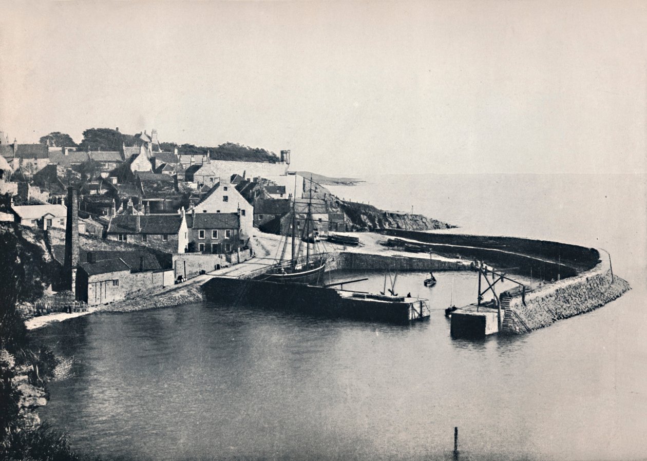 Crail - Vesnice a přístav, 1895 od Unbekannt
