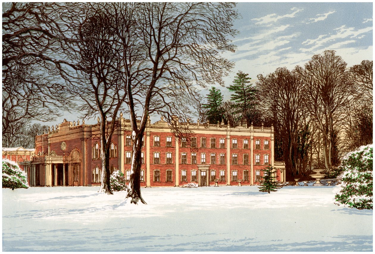 Cranbury Park, Hampshire, domov rodiny Chamberlayne, c1880 od Unbekannt