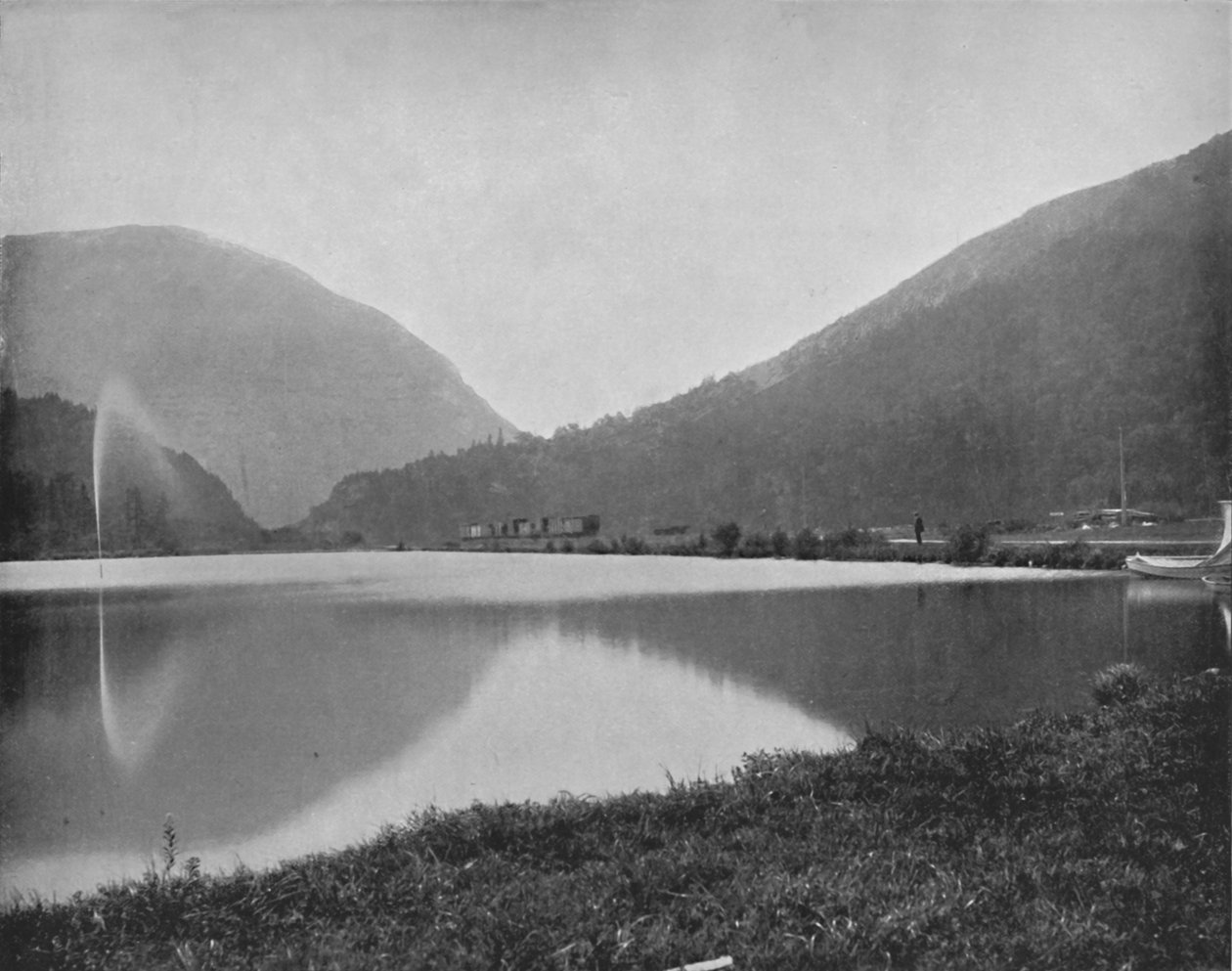 Crawford Notch, v Bílých horách, 19. století od Unbekannt