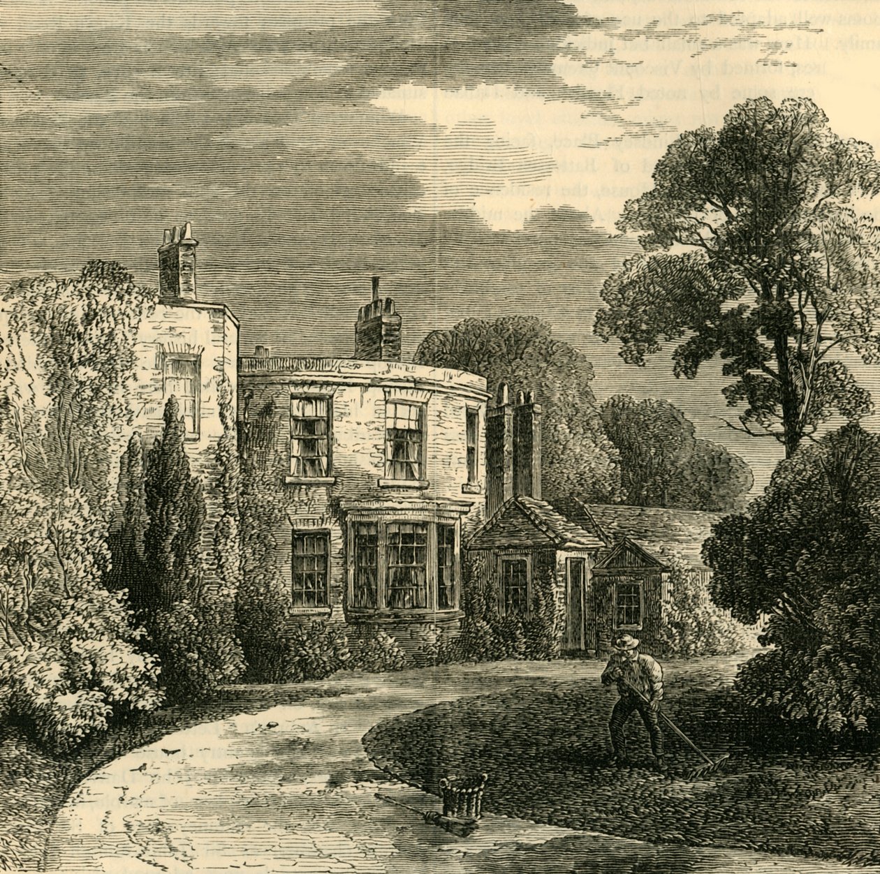 Farma Cremorne, 1829, c1876. od Unbekannt