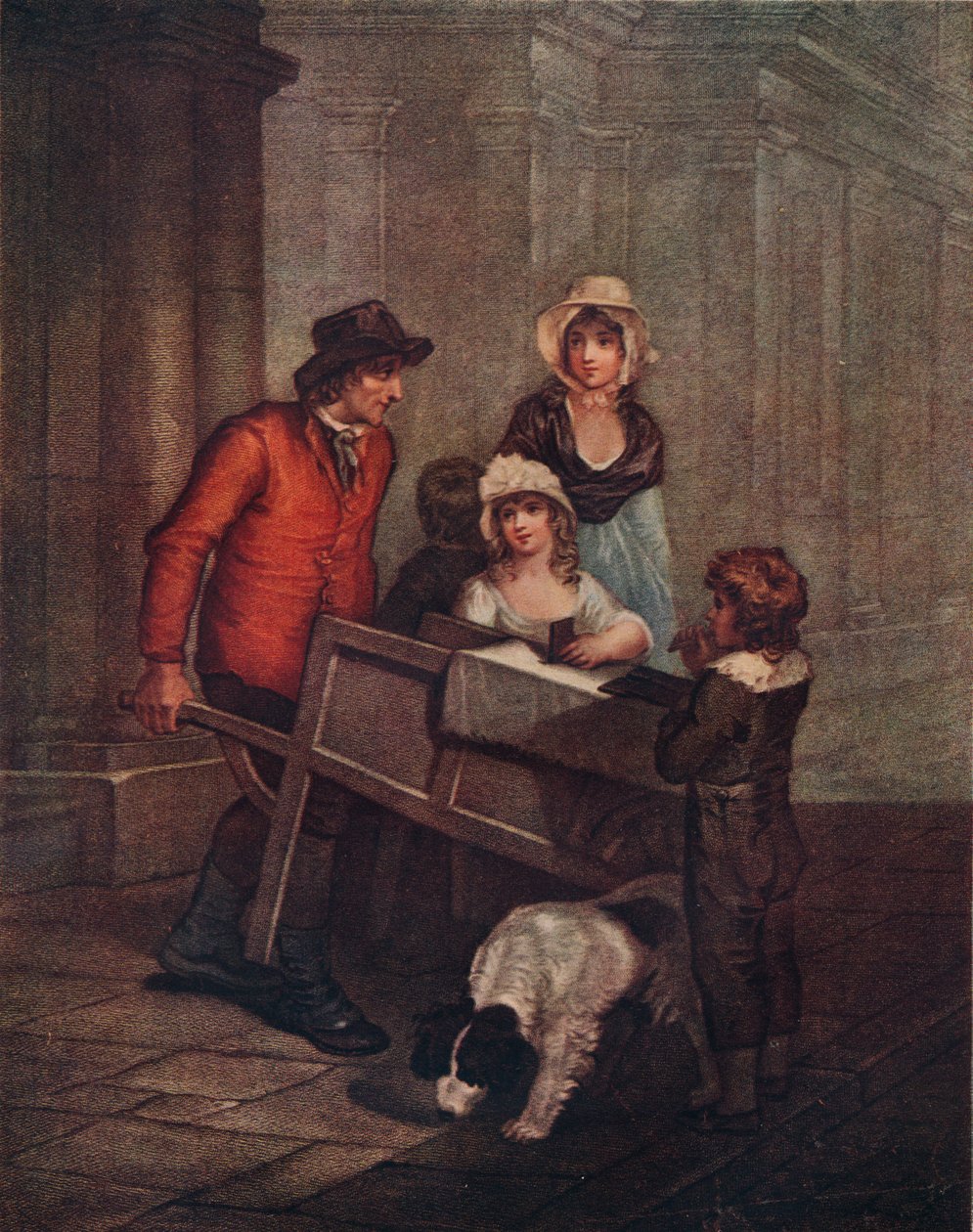 Cries of London Talíř 12: Hot Spice Gingerbread, smoking hot!, 1796, 1911 od Unbekannt